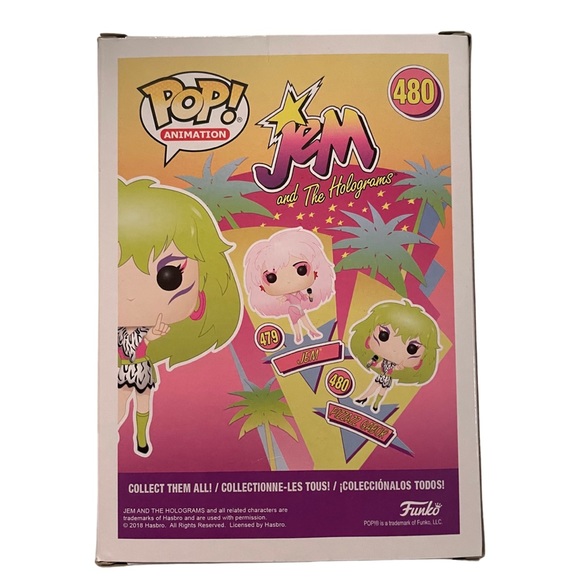 VAULTED Funko Pop - Jem and the Holograms , Pizzazz Gabor #480 - Picture 4 of 7